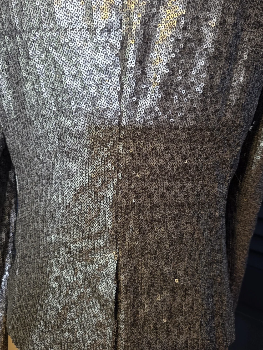 ✨ MICHAEL Michael Kors Silver Sequin Blazer Jacket -